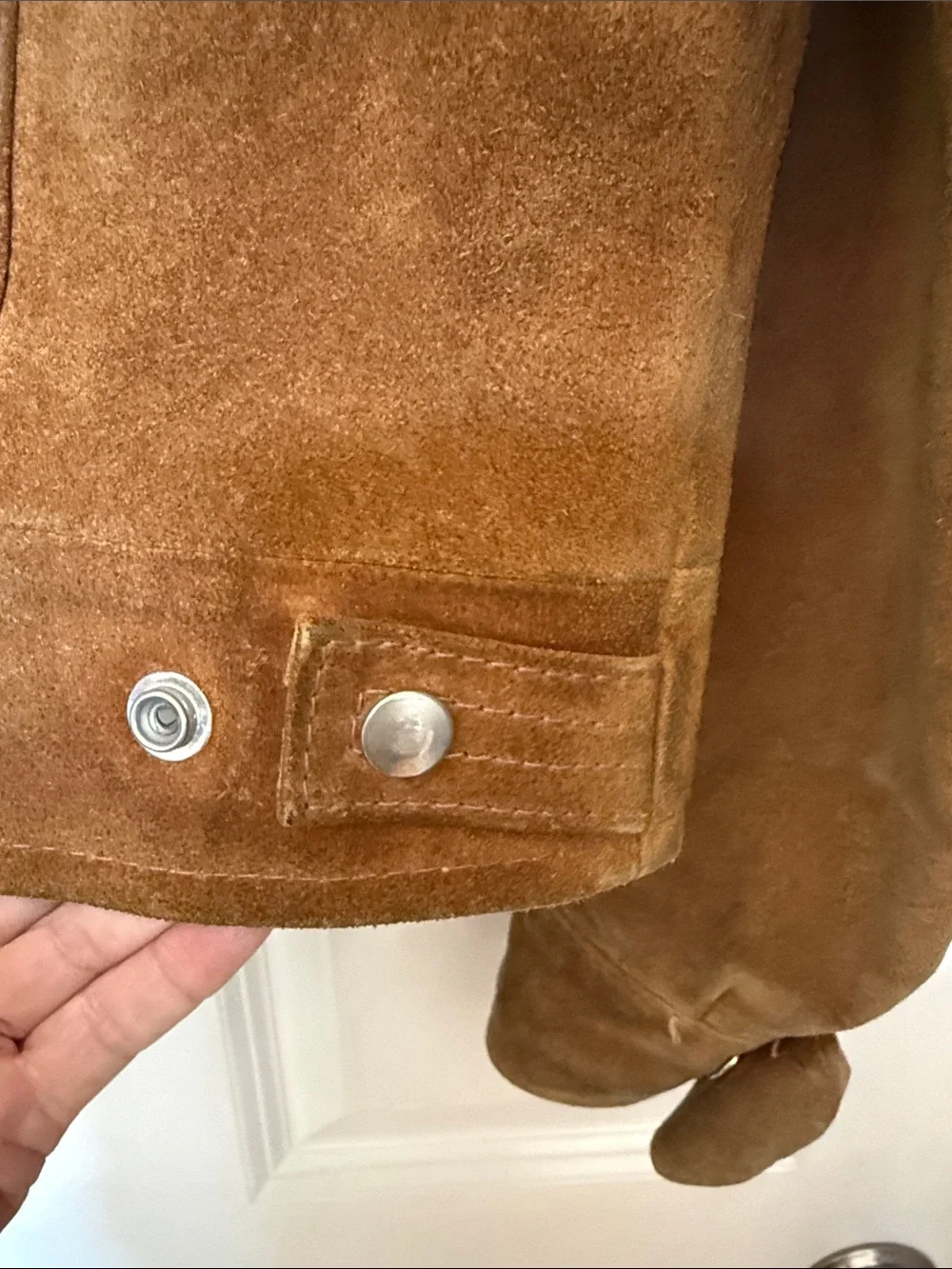 Vintage made for Orbachs Suede Bomber motorcycle Jacket